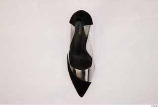Ashley Clothes  330 black high heels drape shoes 0001.jpg